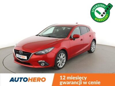 Mazda 3 bi-xenon navi klima auto grzane fotele czujniki parkowania III (2013-)