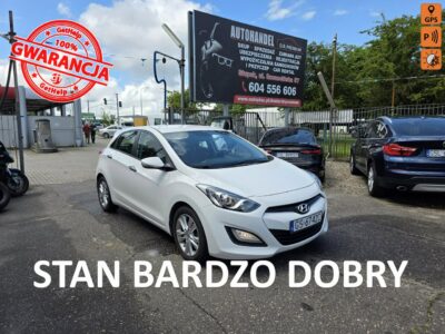Hyundai i30 1.4 Benzyna 99 KM, Klimatyzacja, LED, Kamera, Bluetooth, USB, AUX, ALU II (2012 - 2016)