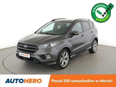 Ford Kuga 4x4 automat bi-xenon skóra/alcantara navi grzane fotele kamera i czujn II (2012-)