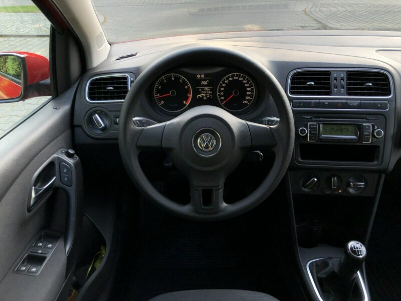 Volkswagen Polo 6R 2009r 1.4 MPI 86KM 5 Drzwi Bezwypadkowy Klimatyzacja Tempomat PDC V (2009-2017)