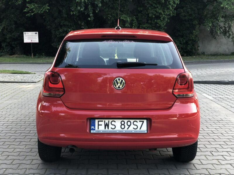 Volkswagen Polo 6R 2009r 1.4 MPI 86KM 5 Drzwi Bezwypadkowy Klimatyzacja Tempomat PDC V (2009-2017)