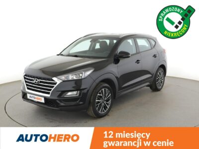 Hyundai Tucson lift LED navi klima auto grzane fotele i kierownica kamera i czujniki III (2015-2020)