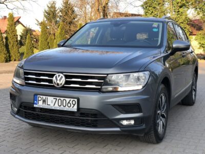 Volkswagen Tiguan Allspace Bezwypadkowy Mk2 2018 2.0 TDI 150 KM 7 osób Automat Navi Led Hak Dsg