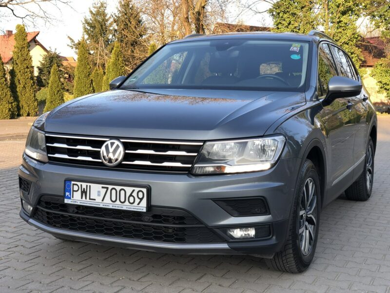 Volkswagen Tiguan Allspace Bezwypadkowy Mk2 2018 2.0 TDI 150 KM 7 osób Automat Navi Led Hak Dsg