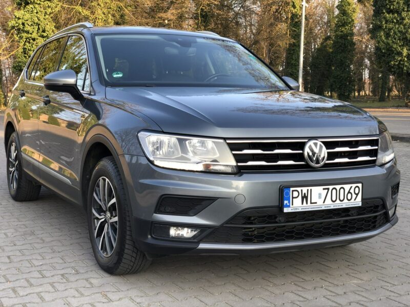 Volkswagen Tiguan Allspace Bezwypadkowy Mk2 2018 2.0 TDI 150 KM 7 osób Automat Navi Led Hak Dsg