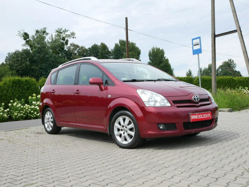Toyota Corolla Verso 1.8 VVT-i 130KM -Krajowy -1 Właściciel -Serw ASO do końca +Koła zima III (2004-2009)