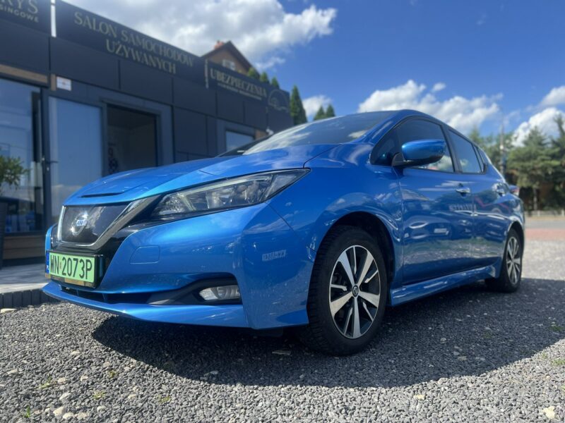 Nissan Leaf Salon Polska Poleasingowy I właściciel Serwis ASO VAT 23% Bezwypadkowy
