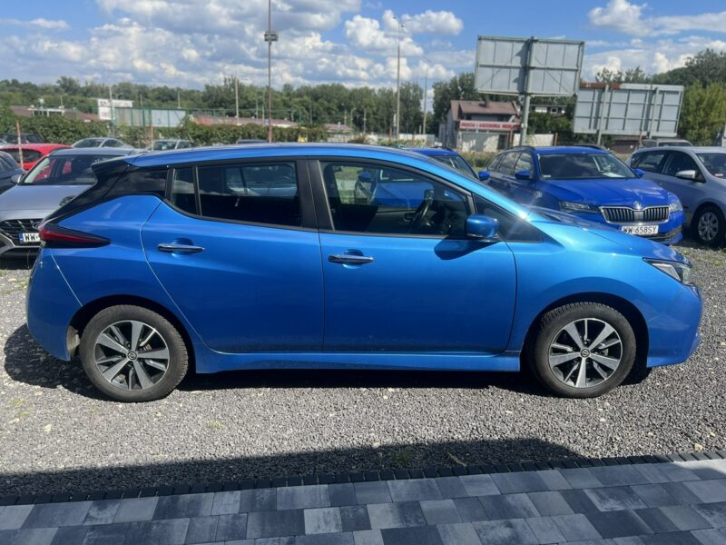 Nissan Leaf Salon Polska Poleasingowy I właściciel Serwis ASO VAT 23% Bezwypadkowy