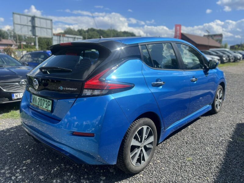 Nissan Leaf Salon Polska Poleasingowy I właściciel Serwis ASO VAT 23% Bezwypadkowy