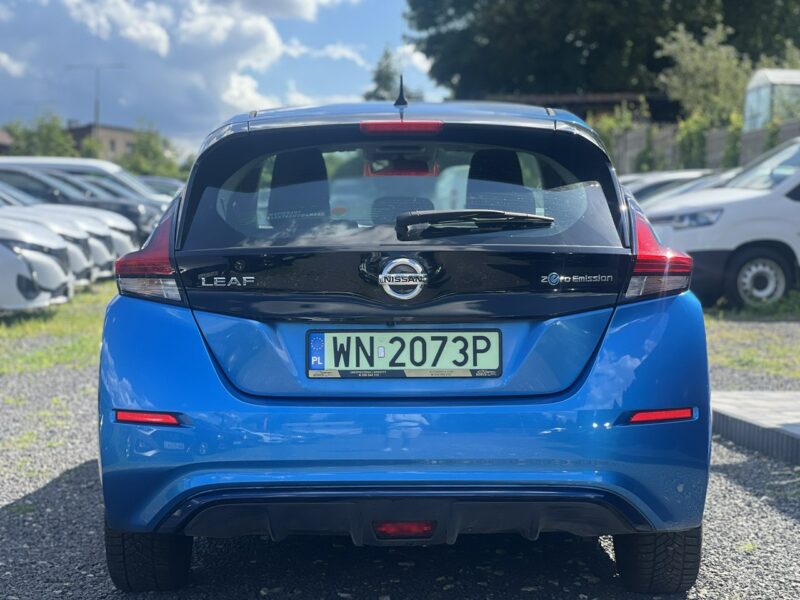 Nissan Leaf Salon Polska Poleasingowy I właściciel Serwis ASO VAT 23% Bezwypadkowy