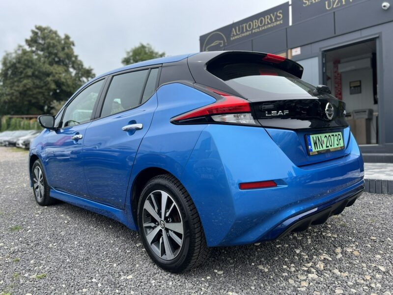 Nissan Leaf Salon Polska Poleasingowy I właściciel Serwis ASO VAT 23% Bezwypadkowy