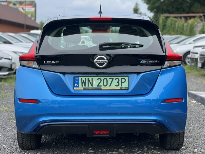 Nissan Leaf Salon Polska Poleasingowy I właściciel Serwis ASO VAT 23% Bezwypadkowy