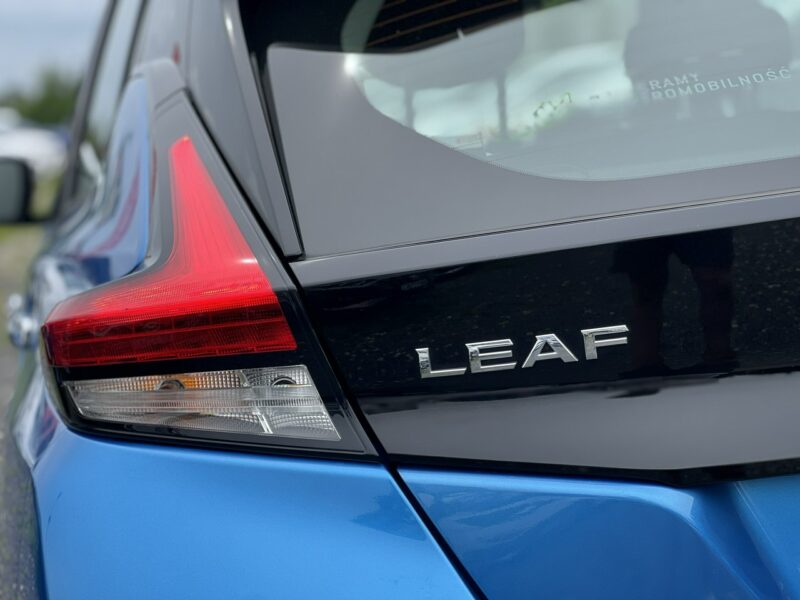 Nissan Leaf Salon Polska Poleasingowy I właściciel Serwis ASO VAT 23% Bezwypadkowy