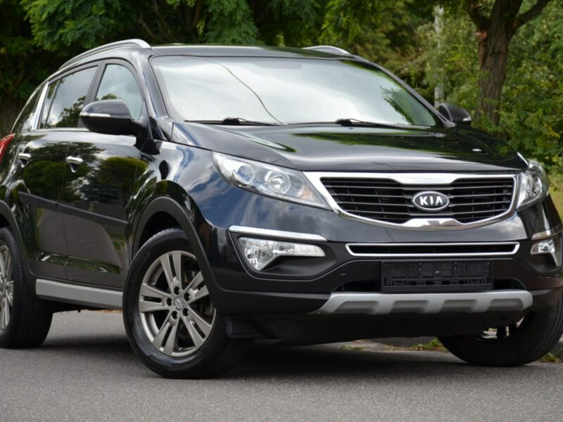 Kia Sportage Czarna Opłacona 1.6GDI 135KM Serwis Skóra Navi Alu Gwarancja III (2010-2015)