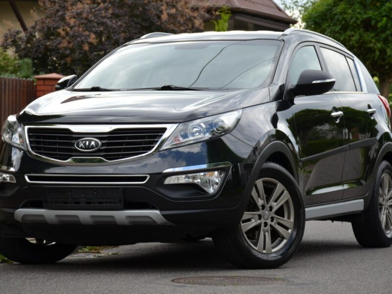 Kia Sportage Czarna Opłacona 1.6GDI 135KM Serwis Skóra Navi Alu Gwarancja III (2010-2015)