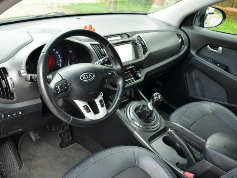 Kia Sportage Czarna Opłacona 1.6GDI 135KM Serwis Skóra Navi Alu Gwarancja III (2010-2015)