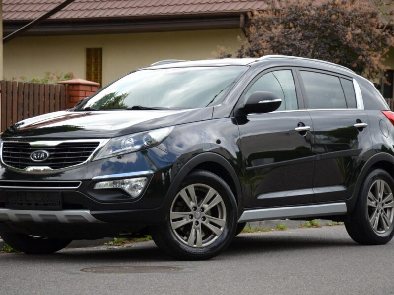 Kia Sportage Czarna Opłacona 1.6GDI 135KM Serwis Skóra Navi Alu Gwarancja III (2010-2015)