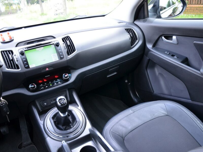 Kia Sportage Czarna Opłacona 1.6GDI 135KM Serwis Skóra Navi Alu Gwarancja III (2010-2015)