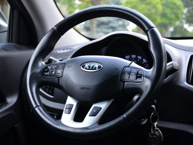Kia Sportage Czarna Opłacona 1.6GDI 135KM Serwis Skóra Navi Alu Gwarancja III (2010-2015)