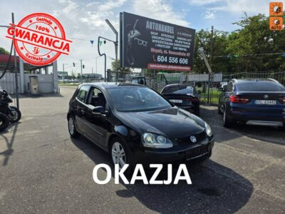 Volkswagen Golf 1.4 Benzyna 102 KM, Klimatyzacja, Alufelgi, Isofix, El. Szyby 2 Klucze V (2003-2008)