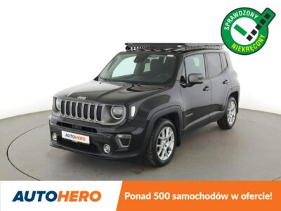 Jeep Renegade 1.3TGDi Limited Klimatyzacja Nawigacja ACC Grzane Fotele Parkpilot LED 2019