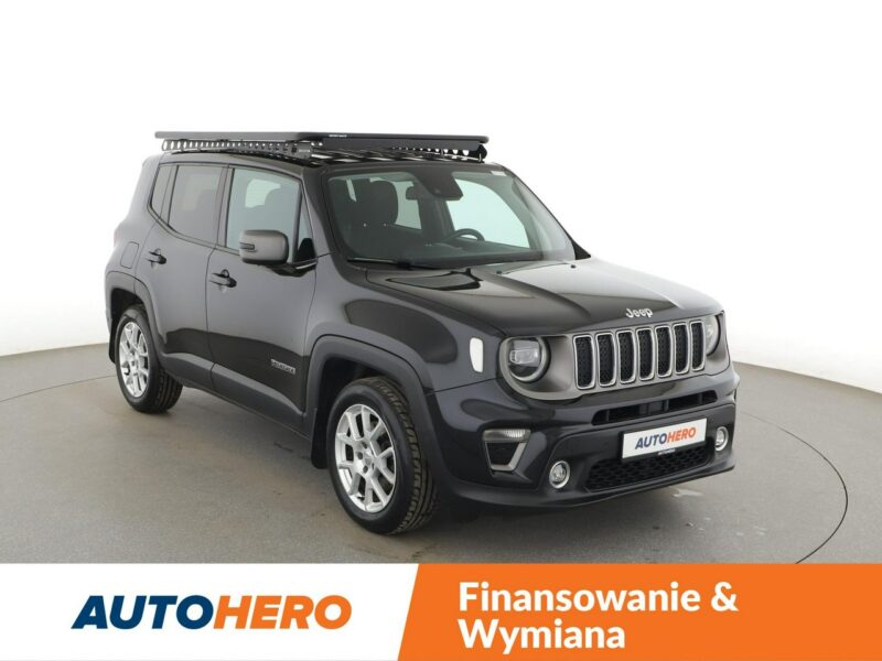 Jeep Renegade 1.3TGDi Limited Klimatyzacja Nawigacja ACC Grzane Fotele Parkpilot LED 2019
