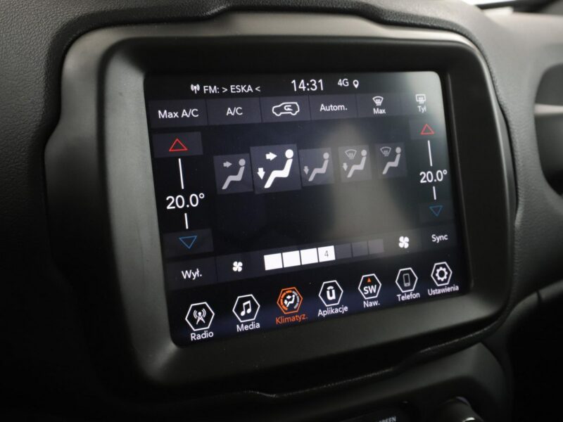 Jeep Renegade 1.3TGDi Limited Klimatyzacja Nawigacja ACC Grzane Fotele Parkpilot LED 2019