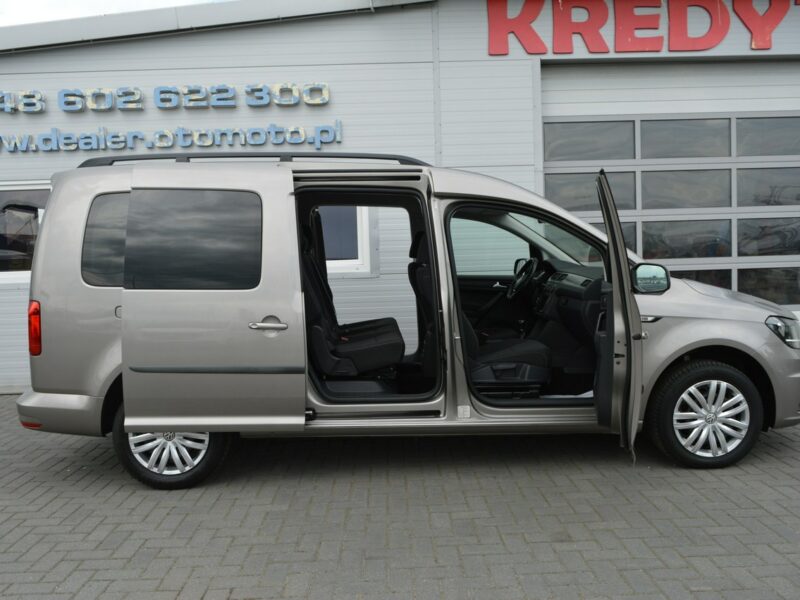 Volkswagen Caddy 2.0 TDI LONG 100% bezwypadkowy 2xBoczne drzwi Bluetooth IV (2015-)