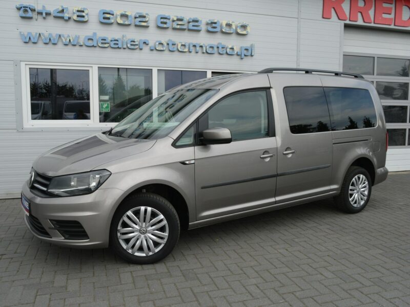 Volkswagen Caddy 2.0 TDI LONG 100% bezwypadkowy 2xBoczne drzwi Bluetooth IV (2015-)