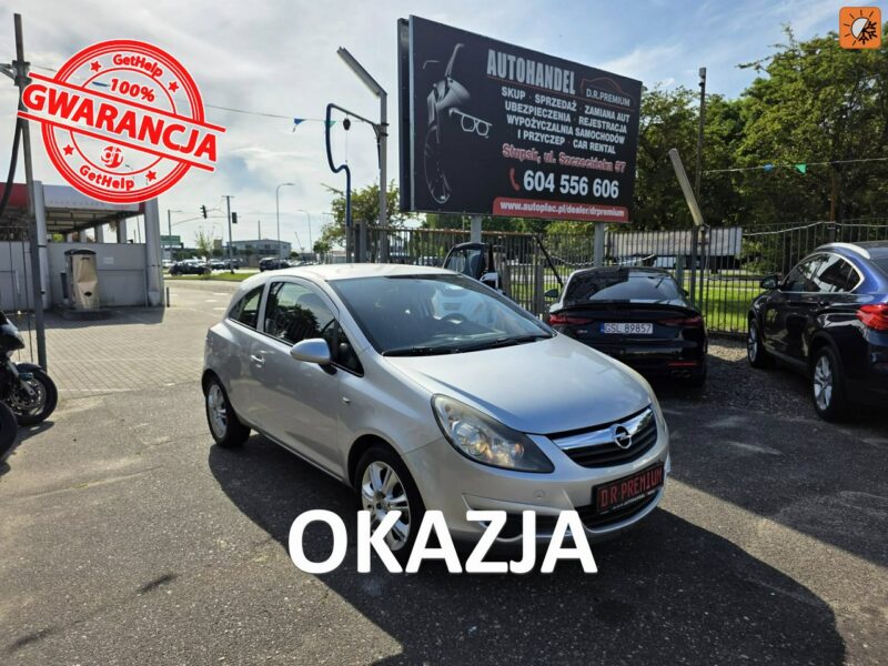 Opel Corsa 1.0 Benzyna 60 KM, Klimatyzacja, Alufelgi, Isofix, Komputer, Tempomat D (2006-2014)