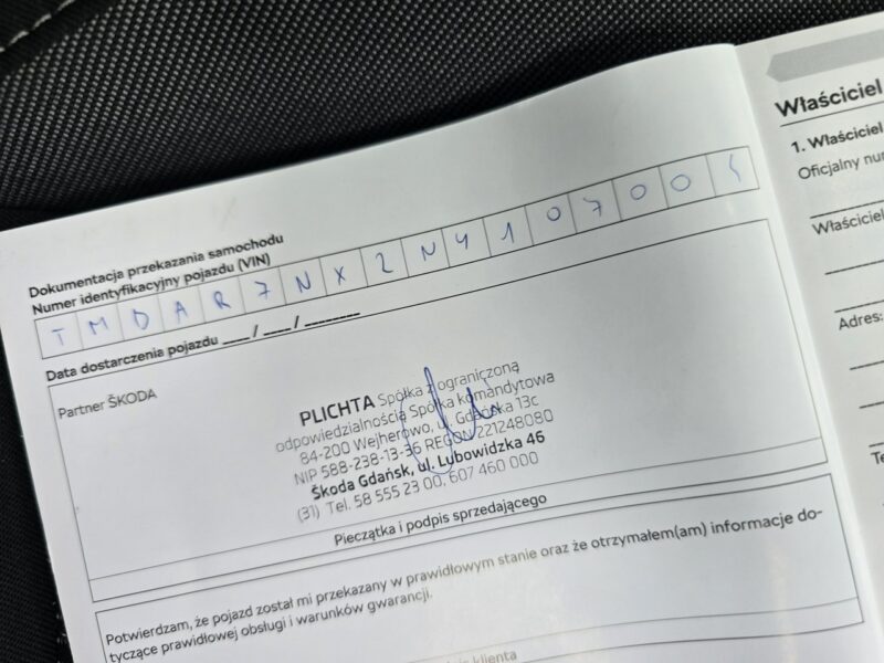 Škoda Octavia AMBITION 1.5 TSI 150KM Salon Polska Serwis ASO Skoda GWARANCJA FV 23% IV (2020-)