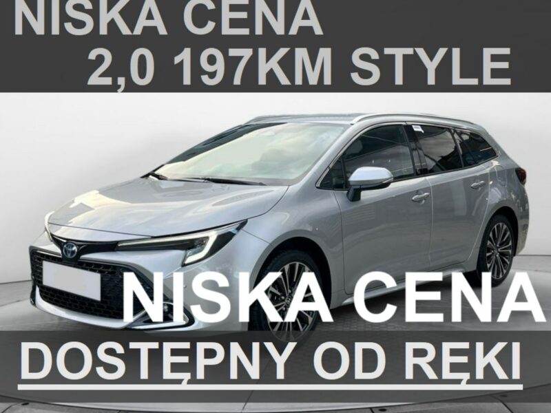 Toyota Corolla Style 2,0 196KM Kamera Super Niska Cena Dostępny od ręki 1523 zł E21 (2019-)