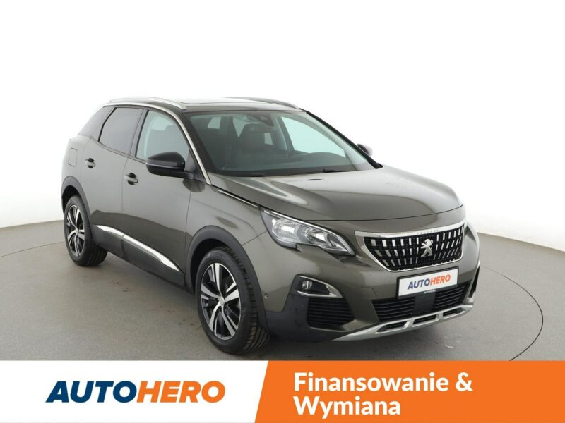 Peugeot 3008 navi virtual cocpit półskóra panorama kamera i czujniki parkowania II (2016-)