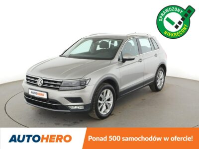 Volkswagen Tiguan 4x4 DSG matrix LED navi klima auto grzane fotele kamera i czujniki par II (2016-2024)