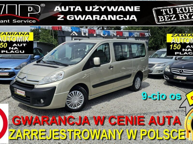 Citroen Jumpy Combi 2.0 D * Niski przebieg *9-os* GWARANCJA * Zamiana * Automi-x.pl II (2007-)