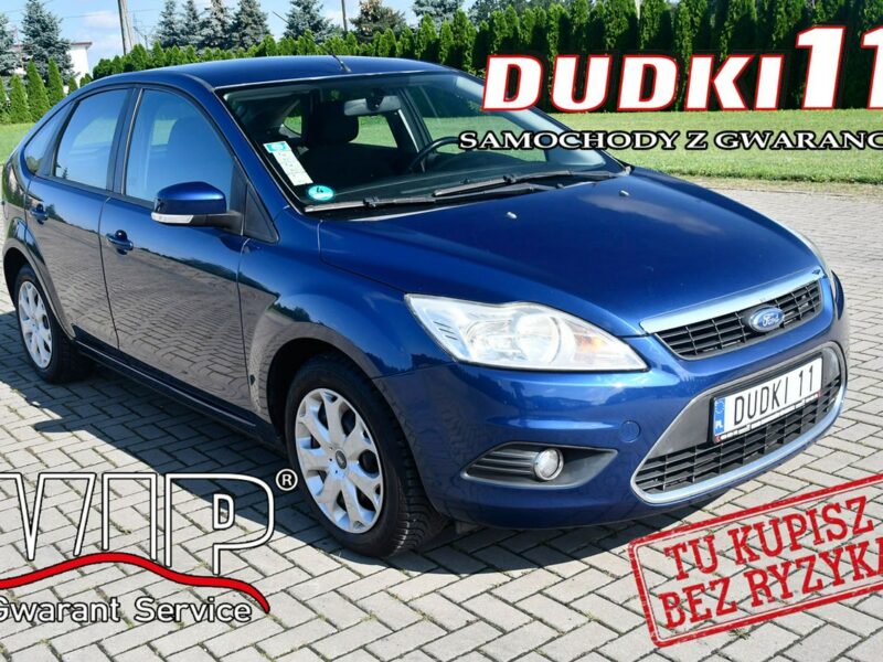 Ford Focus 1,6ben DUDKI11 klimatronic,Tempomat,Opłacony Mk2 (2004-2011)