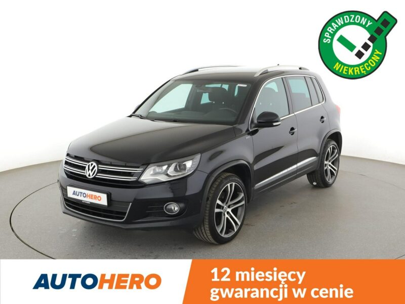 Volkswagen Tiguan BI-Xenon klima auto grzane fotele hak navi bluetooth I (2007-2016)