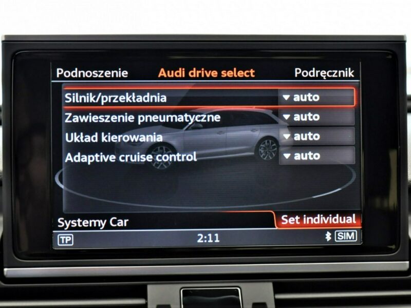 Audi A6 3.0 V6 TDI 272 KM Quattro Pneumatyka MatrixLed Acc Nav Hak Ambient C7 (2011-)