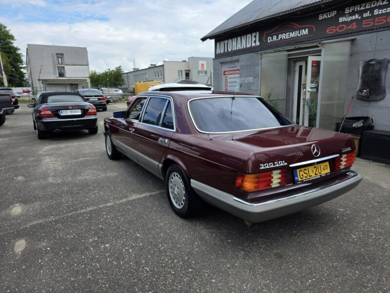 Mercedes W126 300 SDL 3.0 Turbo Diesel 147 KM, Long, El. Fotele, Klimatyzacja, ALU