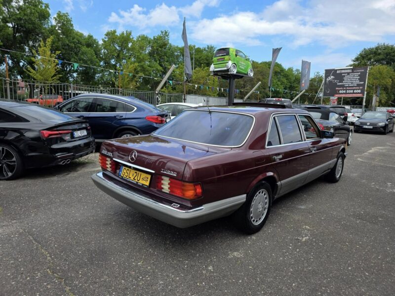 Mercedes W126 300 SDL 3.0 Turbo Diesel 147 KM, Long, El. Fotele, Klimatyzacja, ALU