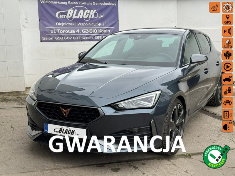 Cupra Leon Pisemna Gwarancja 12 miesięcy