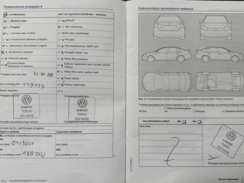 Volkswagen Golf Salon Polska, Bezwypadkowy - Gwarancja 12 miesięcy VII (2012-)