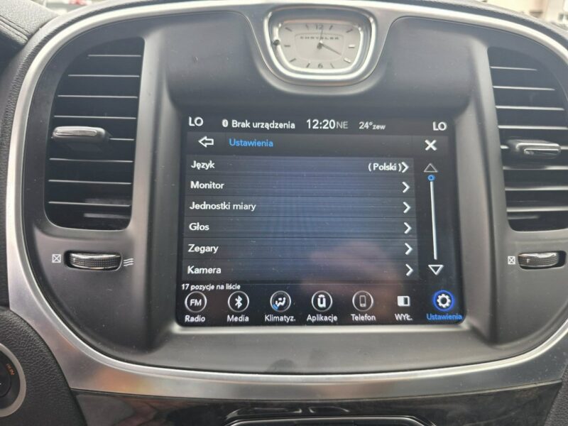 Chrysler 300C 3.6 Benzyna 286 KM, Skóra, Alu 22", Kamera, LED, PL Menu, Wentyle