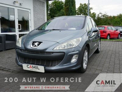 Peugeot 308 zarejestrowany, ubezpieczony, I rej. 27 grudzień 2007 T7 (2008-2013)