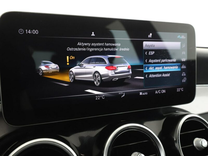 Mercedes C 220 Automat Navi Czujniki parkowania Automatyczna klimatyzacja Podgrzewane W205 (2014-2021)