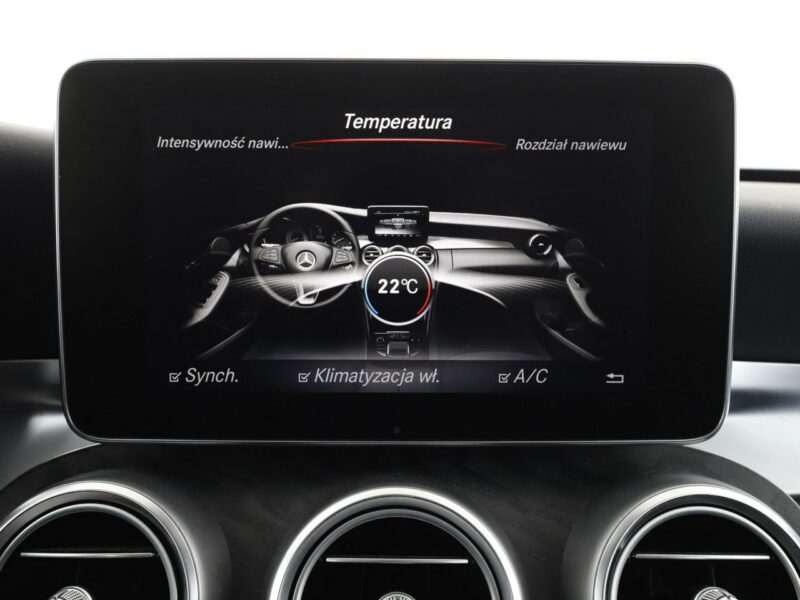 Mercedes C 200 full LED navi półskóra panorama Burmester kamera el. regulowane i grza W205 (2014-2021)