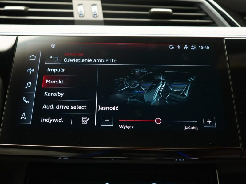 Audi e-tron S 503KM Sportback Virtual DigitalMatrix Kamery360 Pneumatyka ACC