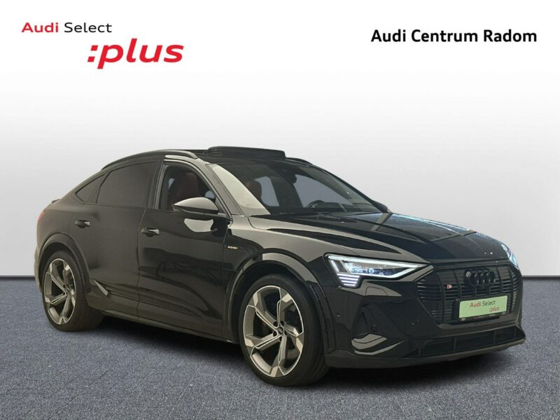 Audi e-tron S 503KM Sportback Virtual DigitalMatrix Kamery360 Pneumatyka ACC