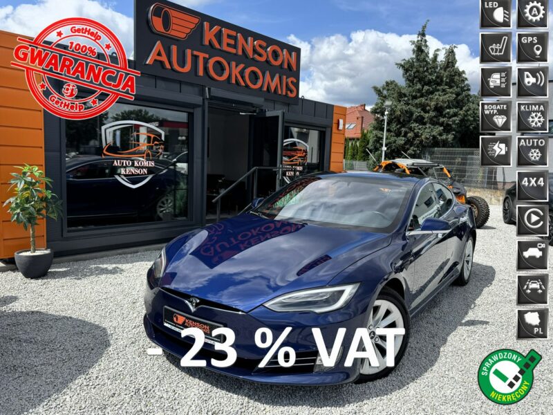 Tesla Model S Gwarancja Tesla do 2026, Europa, Bez wypadek, x2 kluczyk, FV-23%