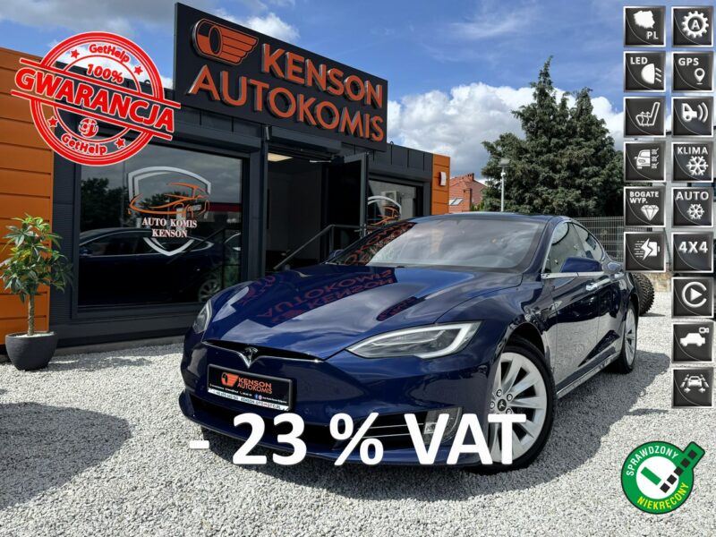 Tesla Model S Gwarancja Tesla do 2026, Europa, Bez wypadek, x2 kluczyk, FV-23%